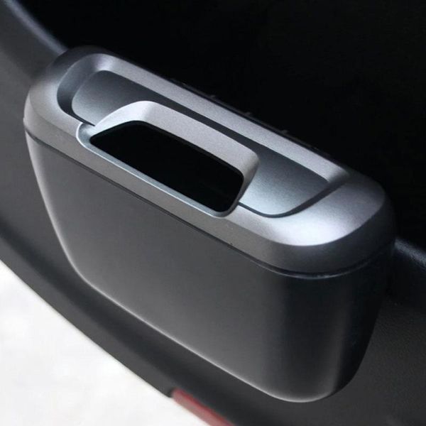other interior accessories 1pcs mini car garbage can holder auto cleaning supplies creative bin rubbish storage box container trash with lid